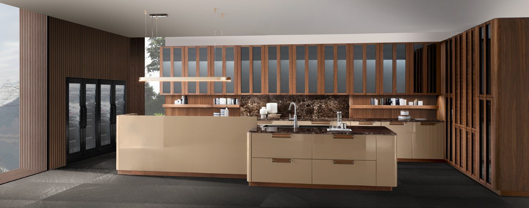 Composit Noisette kitchen from the collection